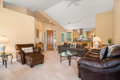 Great Room w/ vaulted ceilings