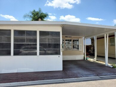 Front with carport