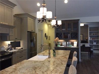 Professionally designed kitchen with granite count