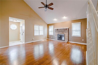 Cozy great room with gas fireplace!