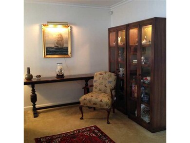 Living Room. Close up of the front of the living r
