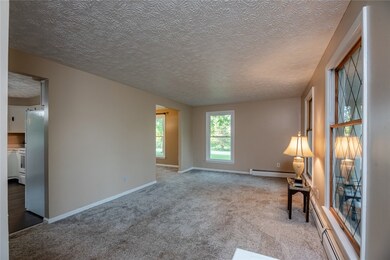 Front entry into living room