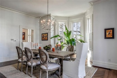 The Spacious Dining Room is Ideal for Your Next Ho