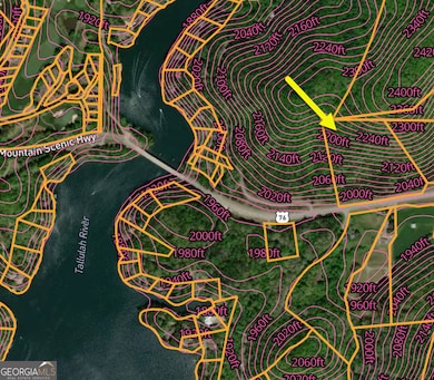 Larger parcel is on the South side of 76 and has over 1,000' along Acorn Creek Lane.