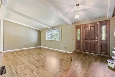Vaulted Ceiling in Living Room
