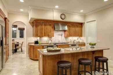 Beautifully upgraded kitchen with high ceilings an