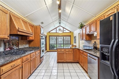 Lots of counter space. Kitchen fridge included.