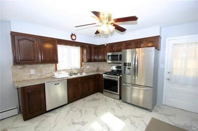Modern kitchen with new stainless steel appliances