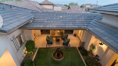 Aerial Front Courtyard