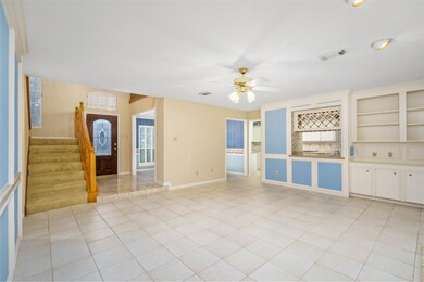 This angle shows the overall floorplan:  front doo