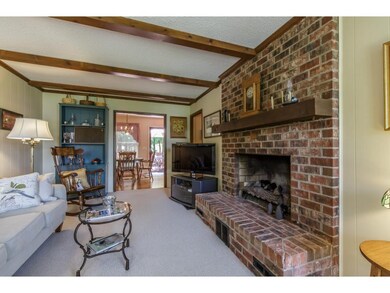 Family w wood beam  brick FP