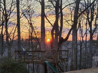 View of nature at dusk