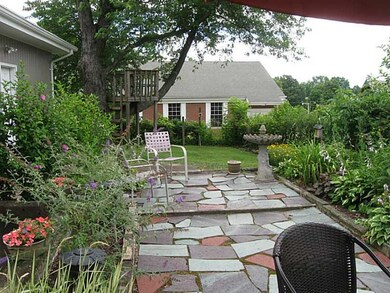 Exterior Back. Rear Patio