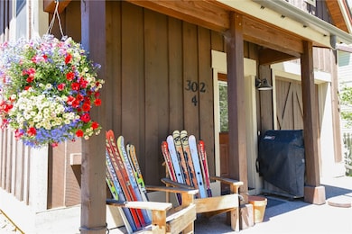 Entrance to property with board and batten siding