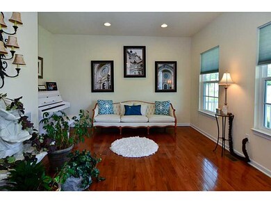 Living Room. Solid Hardwood Floor in living/sittin