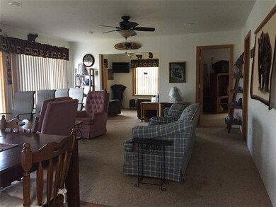 Great Room has a full length View of Lake Delhi th