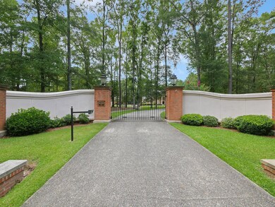 Gated entrance.