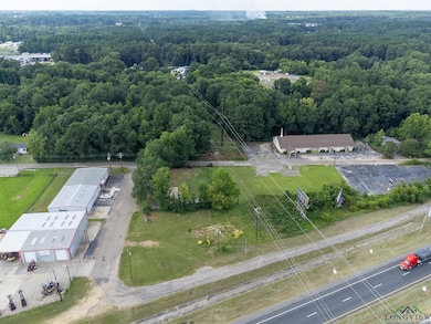 Bird's eye view of a heavily wooded area