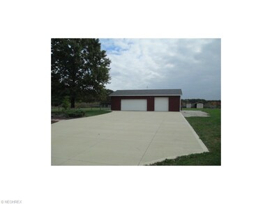 New extra wide concrete driveway.