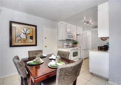 Dining room opens to the kitchen and is freshly pa