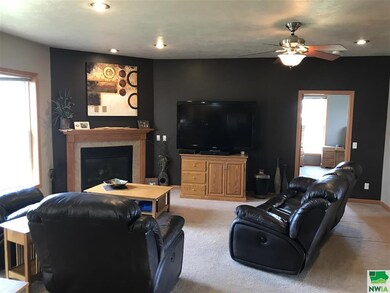 Large Living Room w/ Gas Fireplace