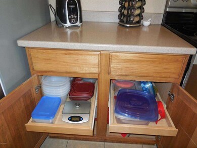 Pull out shelves