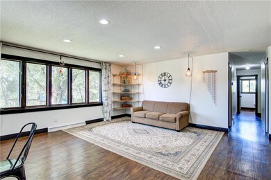 Living room has amazing natrual light.