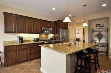 Kitchen with decorators niche and butlers pantry. 