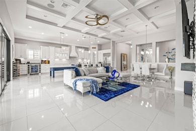 Gorgeous cross-tray ceiling, oversized marbled tile flooring, every upgrade you could want in your new home!