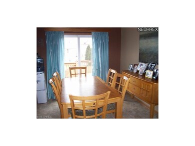 Dining area is large enough to host a nice size fa