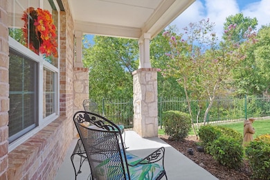 Front Porch with view of nature preserve