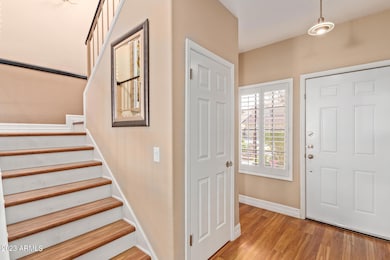 Front Door and hall closet