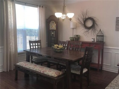 Kitchen opens up to breakfast area or dining area.