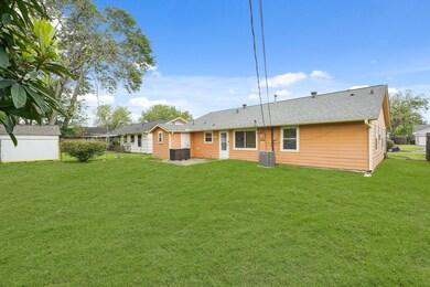 This backyard offers plenty of space for kids to p