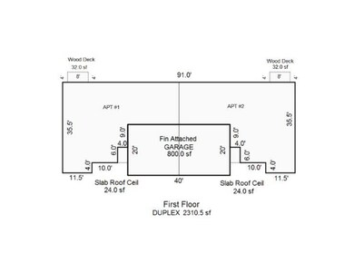 Duplex Floor Plan