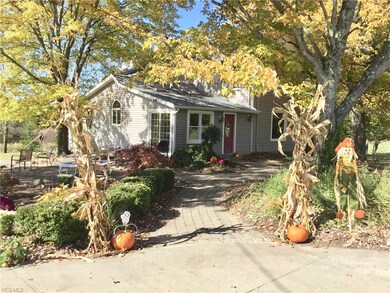 Inviting brick walkway to back door