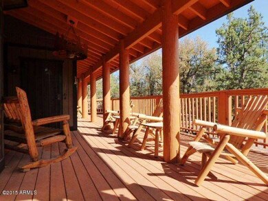Front porch & entry door
