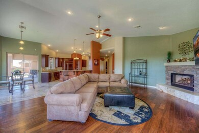 Family Room and Kitchen
