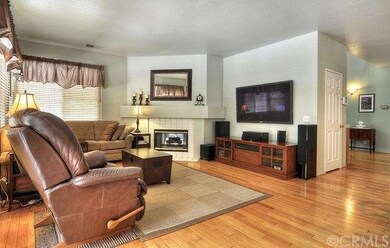 VIEW OF THE SPACIOUS FAMILY ROOM WITH DUAL FIREPLA