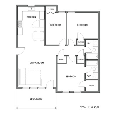 3 Bedroom Floor Plan