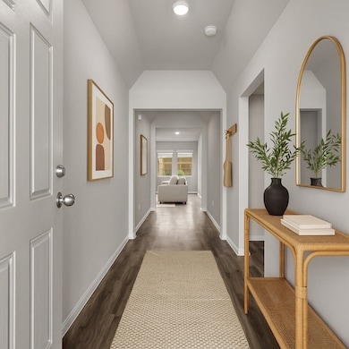Inviting entry way. * this photo is virtually stag
