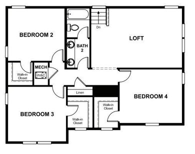 Second Floor Layout