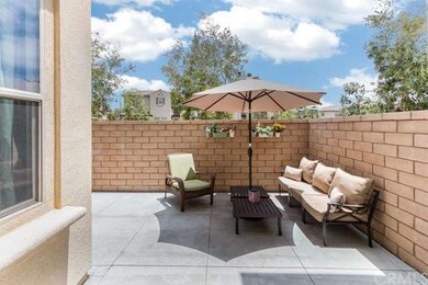 Private patio offers ample space for sunning and v