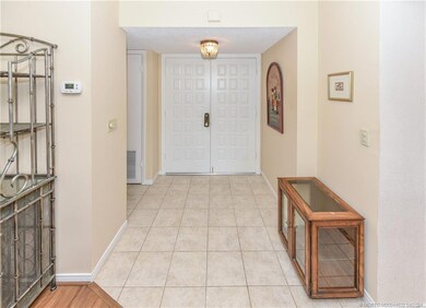 Interior of the Entry Double Door leading into the