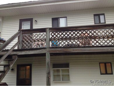 Rear of building Patio & Porch