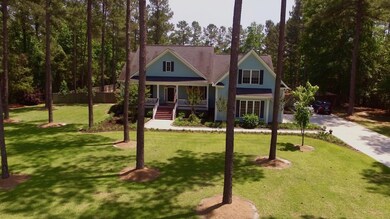 Front view from drone
