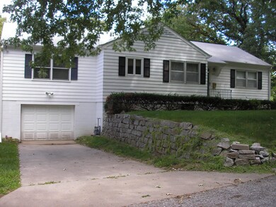 front view with garage
