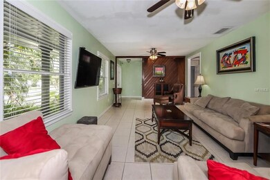 LIVING ROOM FEATURES A SKYLIGHT