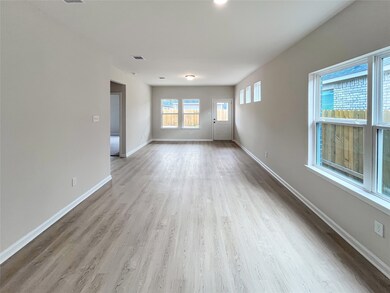The Cardinal II- Family Room. Home under construct