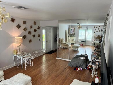Looking front to bedrooms and front door